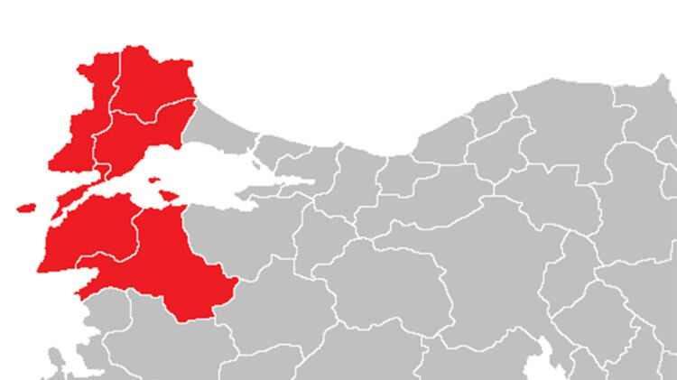 <p>BATI MARMARA </p>
<p>Sağlık Bakanlığı'nın geçtiği verilere göre Batı Marmara'da 6 yeni vaka görüldü</p>