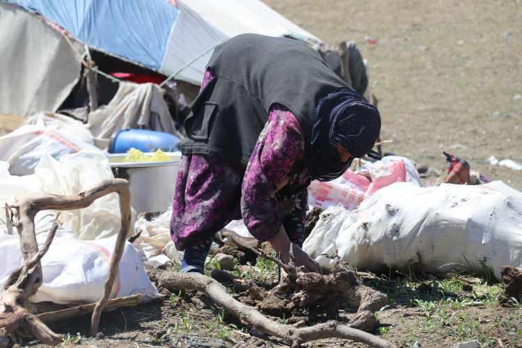 <p>İlkbaharda havaların ısınmasıyla Bitlis'in Tatvan ilçesinden 6 bine yakın küçükbaş hayvanla yaylalara gelen göçer aileler, elektrikten, teknolojiden ve sosyal hayattan uzak bir yaşam sürerek zorluklarla mücadele ediyor. </p>