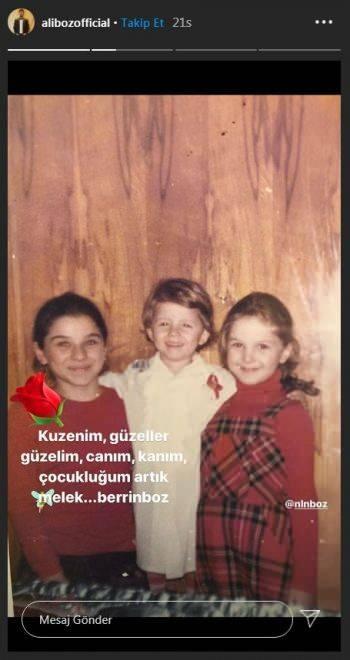 <p>MS Hastası Berin Boz, önceki gün vefat etti. Murat Boz'un kuzeni olan isimin vefatı aileyi yasa boğdu. Haberi alan Murat Boz'un yıklıdığı söylendi. </p>