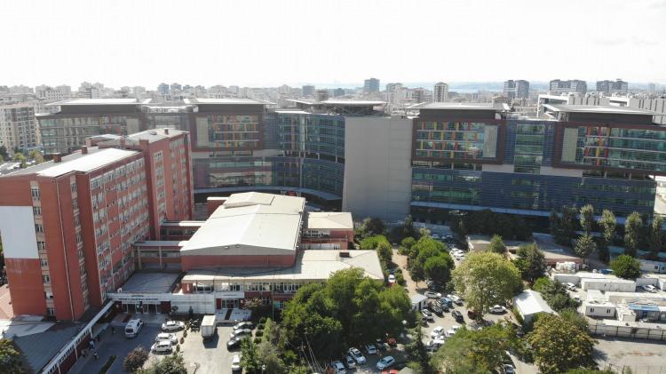 Göztepe Şehir Hastanesinin son durumu havadan görüntülendi