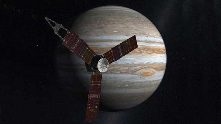 <p><strong>JUPİTER'İN KEŞFİNDE JAMES WEBB TELESKOBU DÖNEMİ</strong><br />
Juno, Jüpiter'in yörüngesinde dolanırken NASA'nın gözü oldu,  ancak ajans, daha ayrıntılı keşifler yapma umuduyla gezegeni gözlemleyecek güçlü James Webb Uzay Teleskobu'nu kullanmaya hazır olduğunu söz konusu fotoğraf ile kanıtlamış oldu.</p>
