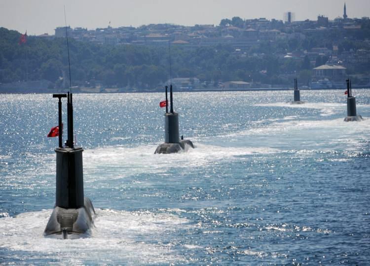 <p>TÜRK DENİZALTILAR: 12</p>