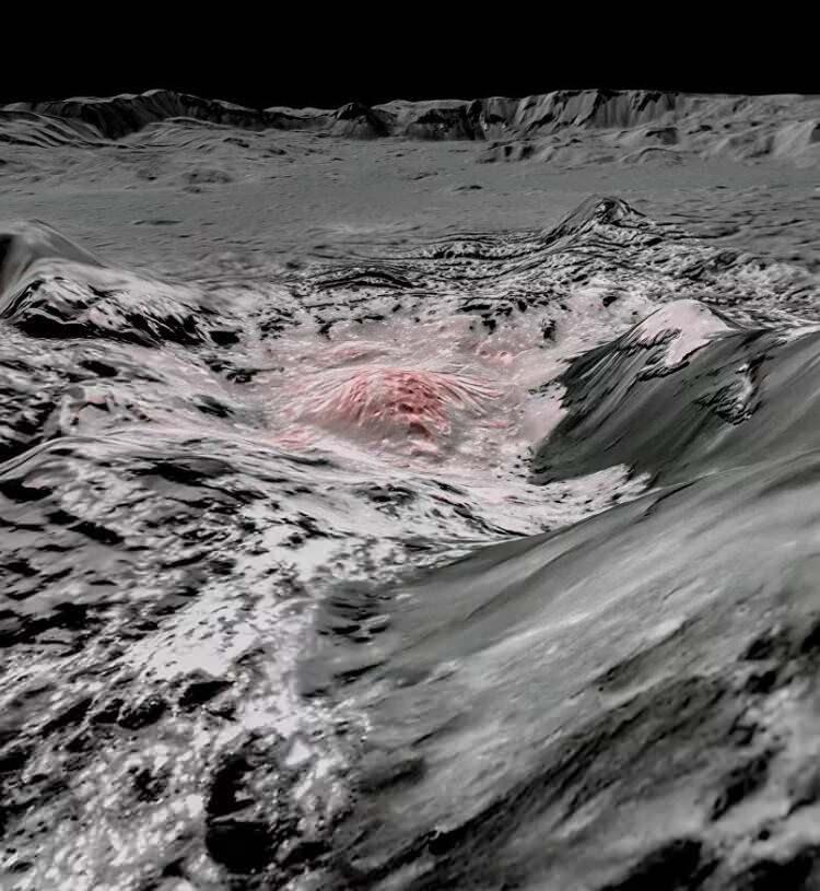 <p>Occator kraterinde yapılan veri analizinin ardından bilim insanları Ceres'in yüzeyinin altında tuzlu su bulunan bir okyanus gezegeni olduğunu fark etti.</p>

<p> </p>
