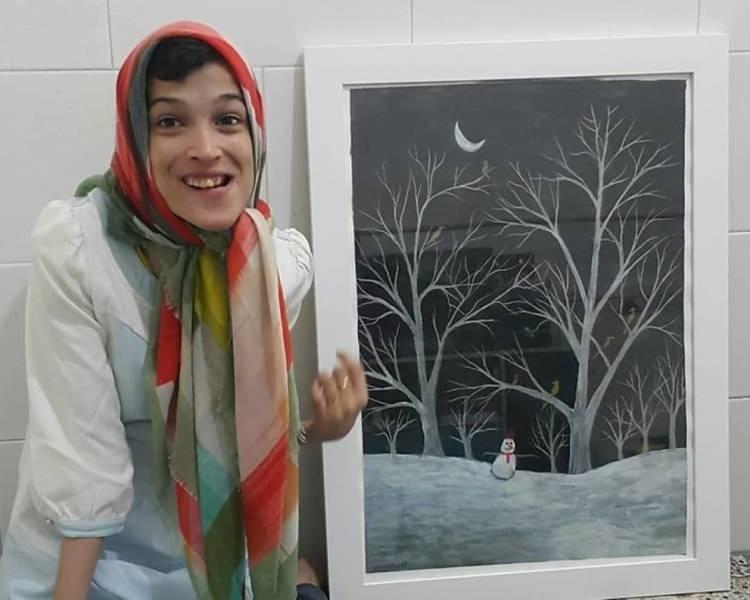 <p><strong>Henüz 31 yaşında olan İranlı ressam Nasrabadi, bedensel bir engelli. Ancak bu onun resim yapmasına engel olmuyor. Ayaklarıyla yaptığı çizimler, sosyal medyada büyük yankı uyandırıyor. </strong></p>
