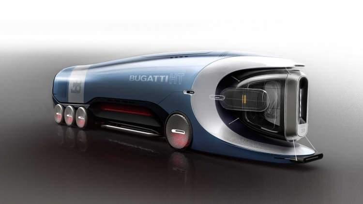 <p>Bugatti Hyper Truck konseptinde, yük taşıma kapasitesini artırmak için hoparlörü andıran dört çift tekerlek yer alıyor. Ayrıca römork, yük hacmini en üst seviyeye çıkarmak için biraz kıvrımlı bir tasarıma sahip.</p>
