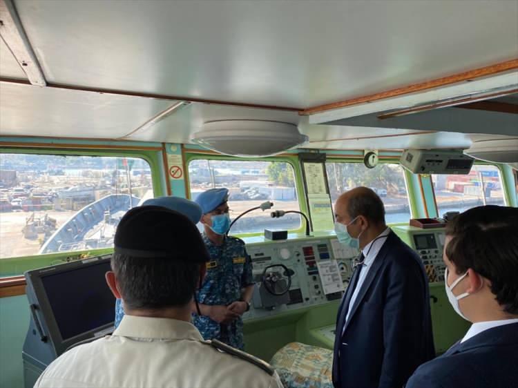 <p>Büyükelçi Çakıl, ziyaretin ardından AA muhabirine yaptığı açıklamada, Birleşmiş Milletler Geçici Gücü (UNIFIL) bünyesinde görevli Bangladeş donanmasına ait askeri geminin Türkiye'de onarılacağını söyledi.</p>
