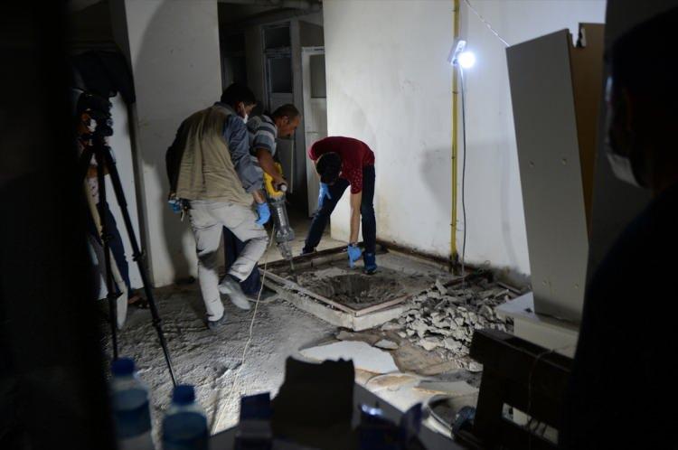 <p>Olay yerine gelen Kilis Cumhuriyet Savcısı Kerem Uçkan’ın gözetiminde cesedin beton kırılarak çıkardı.</p>

