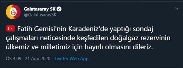 <p>Fatih Gemisi'nin Karadeniz'de yaptığı sondaj çalışmaları neticesinde keşfedilen doğalgaz rezervinin ülkemiz ve milletimiz için hayırlı olmasını dileriz.</p>

<ul>
</ul>
