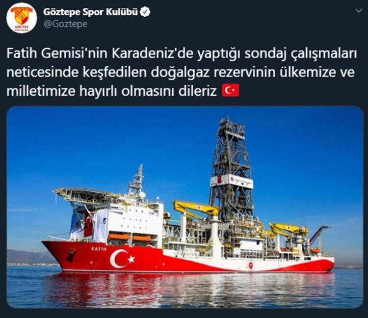 <p>Fatih Gemisi'nin Karadeniz'de yaptığı sondaj çalışmaları neticesinde keşfedilen doğalgaz rezervinin ülkemize ve milletimize hayırlı olmasını dileriz</p>
<ul>
</ul>
