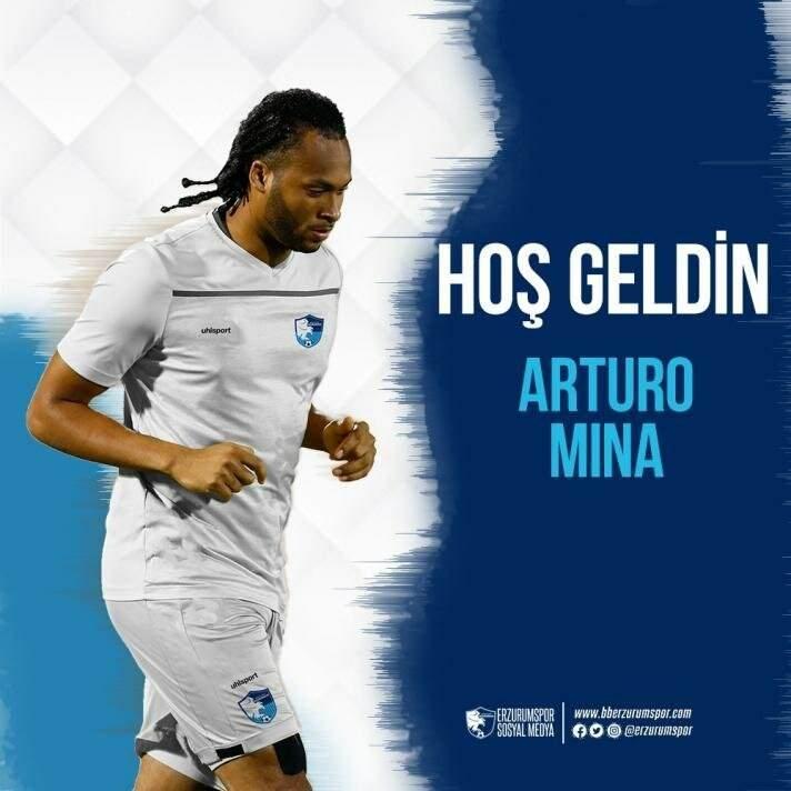 <p>ARTURO MINA</p>

<p>Eski Takımı: Yeni Malatyaspor<br />
Yeni Takımı: BB Erzurumspor</p>
