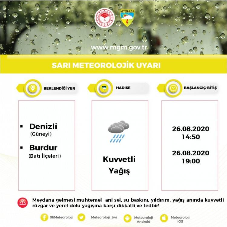Meteoroloji çok sayıda ili uyardı: Kuvvetli geliyor