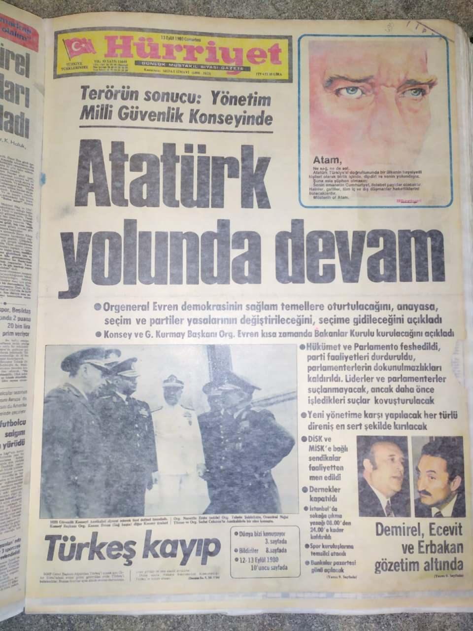 <p>Darbeden sonra ilk idamlar, 8 Ekim 1980'de gerçekleşti. İlk olarak sol görüşlü Necdet Adalı, ardından ülkücü Mustafa Pehlivanoğlu idam edildi. Toplamda idam sayısı 7 bin kişiyi buldu.</p>

<p> </p>
