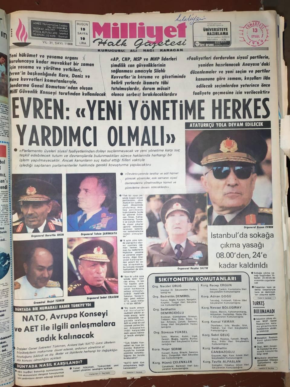 <p>Türkiye yine askeri yönetimle on yıllarını kaybetti.</p>
<p> </p>