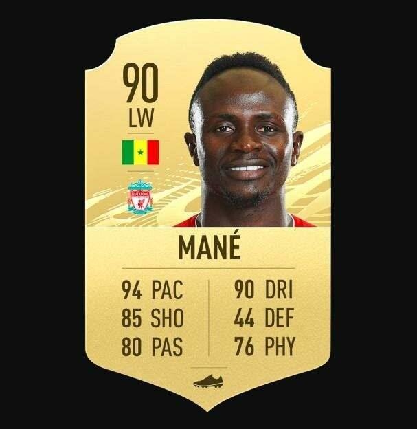 <p><strong>SADIO MANE (90)</strong></p>
