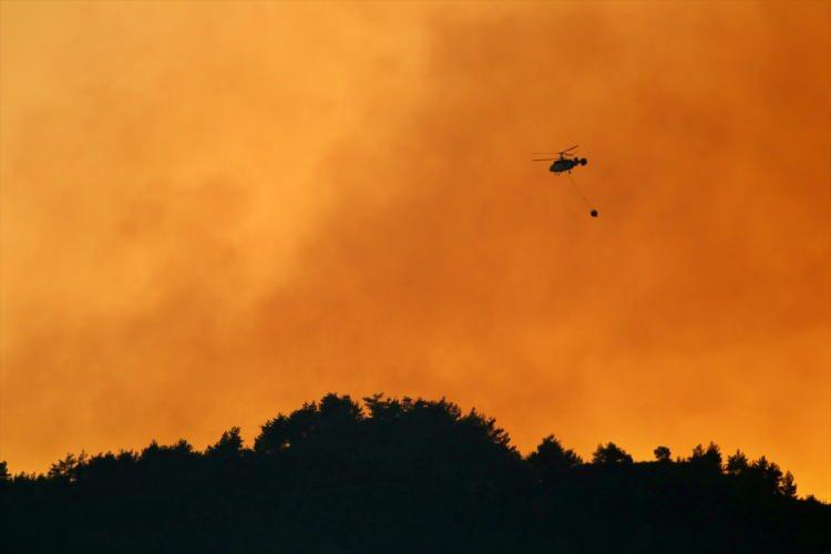 <p>Hatay'ın Antakya ilçesindeki orman yangınına havadan müdahaleye yeniden başlandı.</p>

<p> </p>
