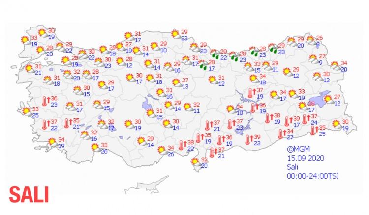 Meteoroloji'den 13 il için sağanak ve gök gürültülü sağanak uyarısı