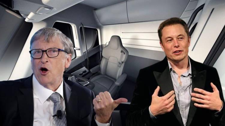 <p>Bir arafta Tesla ve SpaceX'in CEO'su Elon  Musk diğer tarafta Microsoft'un kurucusu Bill Gates. </p>
