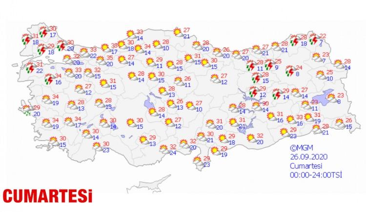 Meteoroloji'den 8 il için uyarı! Kuvvetli sağanak geliyor
