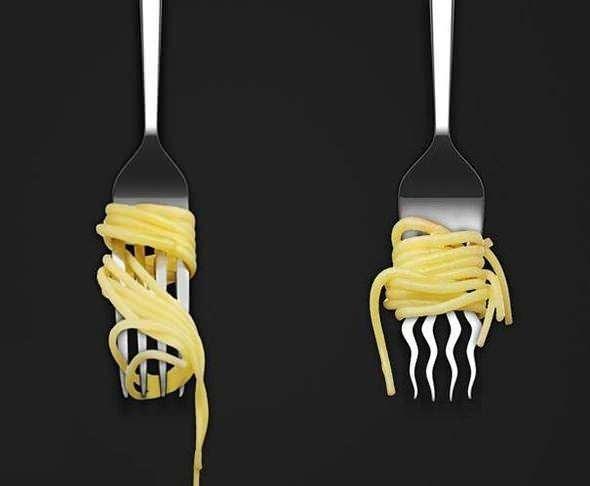 <p>Spagettiyi kaydırmayan çatal</p>
<p> </p>