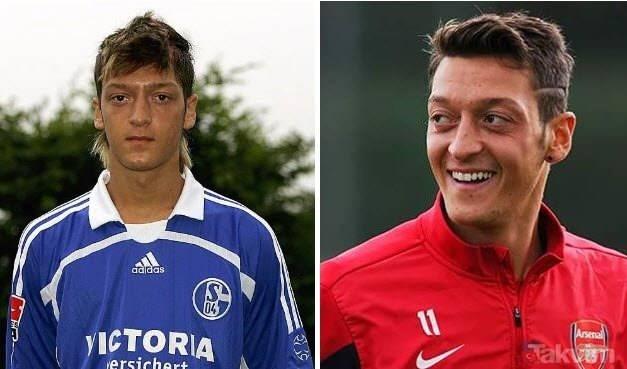 <p>Şimdi de zamanı geri saralım ve ünlü futbolcuların inanılmaz değişimlerine bir göz atalım.</p>

<p>Mesut Özil</p>

