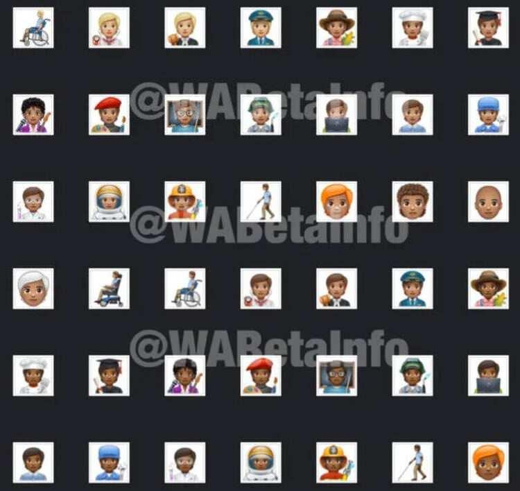 <p>WhatsApp'ın 2.20.197.6 final sürümüyle birlikte karşımıza gelen yeni emojilerde geniş bir kitleye hitap eden pek çok farklı tipte emoji dikkat çekiyor.</p>
<p> </p>
