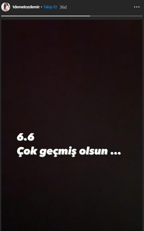 <p><span style="color:#800080"><strong>DEMET &Ouml;ZDEMİR</strong></span></p>
