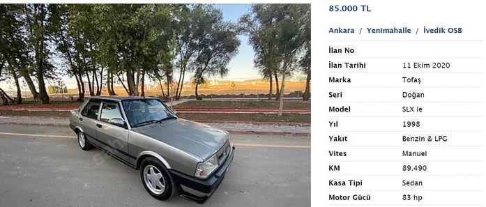 <p>1998 model / 90 bin km/ Fiyatı 85 bin TL</p>

<ul>
</ul>

<ul>
</ul>
