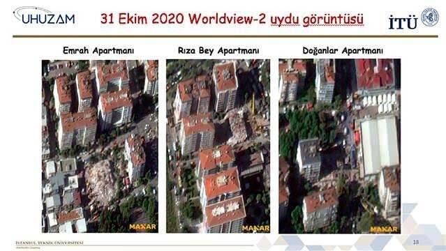 <p>Uyduların bakış açılarının önemine işaret eden Sertel, "Pleiades uydusu, dik açıyla daha çok çatıları görecek şekilde görüntüler aldı. WV-2 uydusu ise daha eğik baktı, 33 derece perspektiften görüntü aldı. Görüntüler, binaların kat sayılarının belli olabileceği nitelikteydi. Bu anlamda 2 farklı açıdan görüntü almanın avantajını kullandık. Binayı hem tepeden hem yandan görebilmek için açı farkını bilerek tercih ettik." diye konuştu.</p>

<p> </p>
