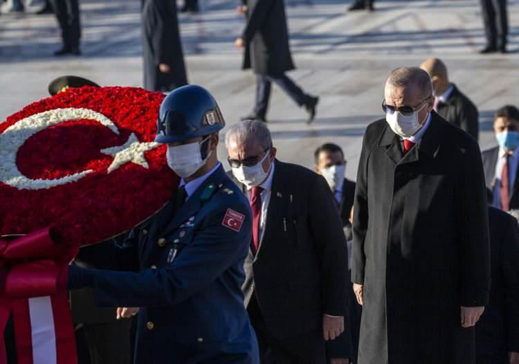 <p>Ulu Önder Mustafa Kemal Atatürk'ün 82'nci ölüm yıl dönümü nedeniyle Anıtkabir'de anma töreni düzenlendi. </p>

<p> </p>
