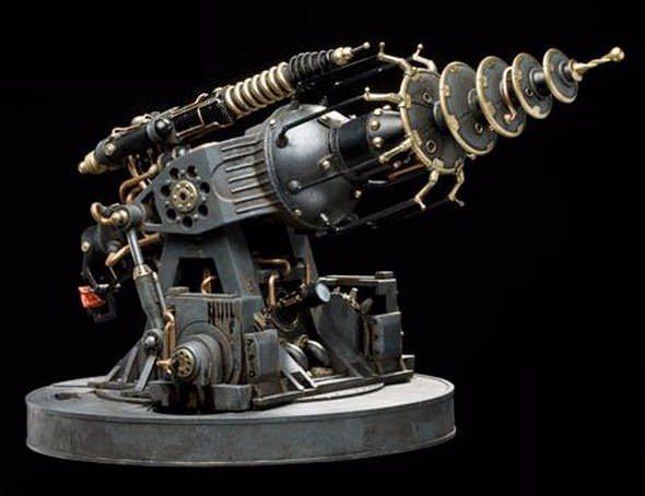 <p>Bilim adamları, bu &ouml;l&uuml;m ışınını ger&ccedil;eğe d&ouml;n&uuml;şt&uuml;rebilmek adına y&uuml;ksek enerjili bir "magnetron (manyetron)" &uuml;retmişlerdi ve bir radyasyon ışını &uuml;retebilmekteydiler. Fizik&ccedil;i Sinitiro Tomonaga'nın ekibi, 20 cm &ccedil;apında 100 kW &ccedil;ıkış sağlayabilen bir magnetron &uuml;rettiler. Ancak bu cihaz, bilim kurgularda g&ouml;rd&uuml;ğ&uuml;m&uuml;z &ouml;l&uuml;m ışınları gibi &ccedil;alışmamaktaydı. Hesaplamalara g&ouml;re, eğer bu cihaz d&uuml;zg&uuml;n odaklanır ise yaklaşık olarak 1 km mesafedeki tamamen hareketsiz duran bir tavşanı, beş dakikada &ouml;ld&uuml;rebilmekteydi...</p>
