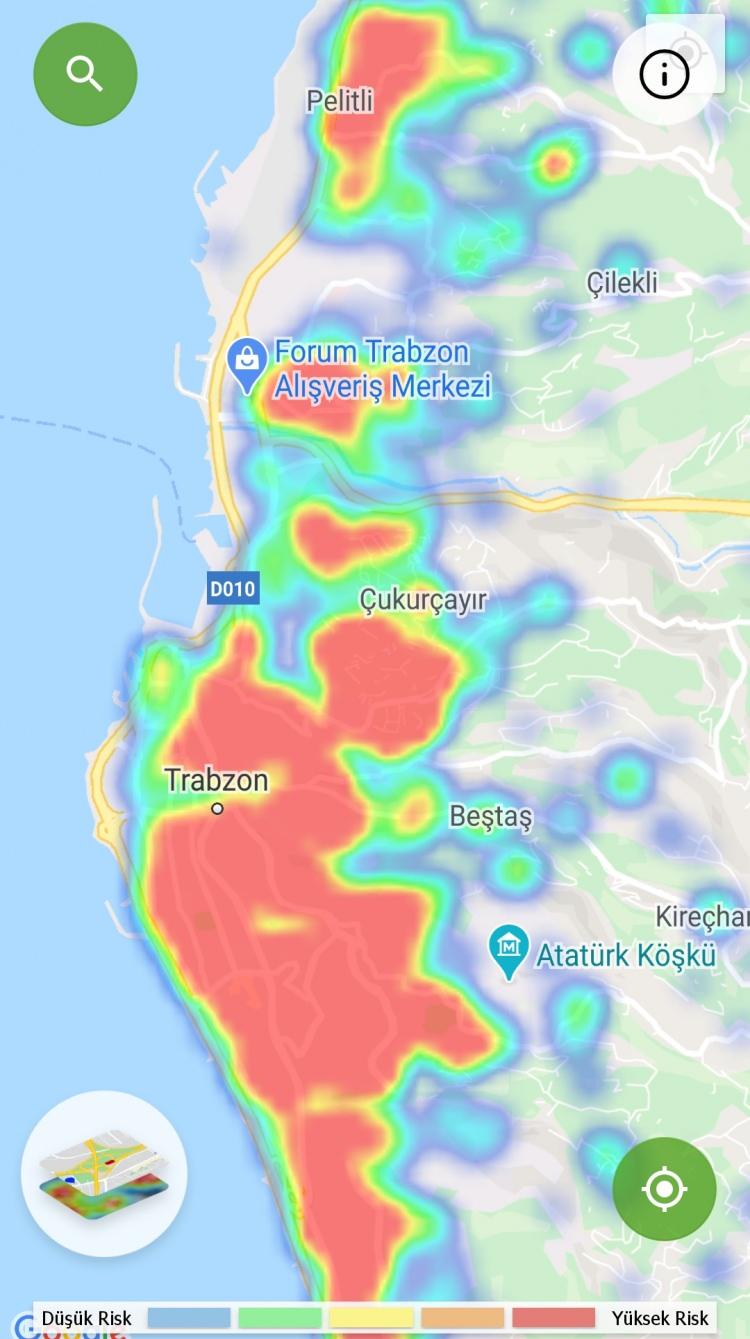 <p>TRABZON KIRMIZI ALARM VERİYOR</p>