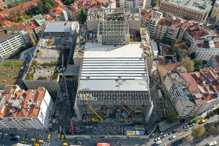<p>Koronavirüs salgını nedeniyle AKM'de çalışmalar, sosyal mesafe kurallarına uyularak sürdürülüyor. </p>
<p> </p>