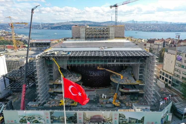 <p>Cumhurbaşkanı Recep Tayyip Erdoğan tarafından, 10 Şubat 2019'da temeli atılan yeni AKM'nin yapımına devam ediliyor.</p>

<p> </p>
