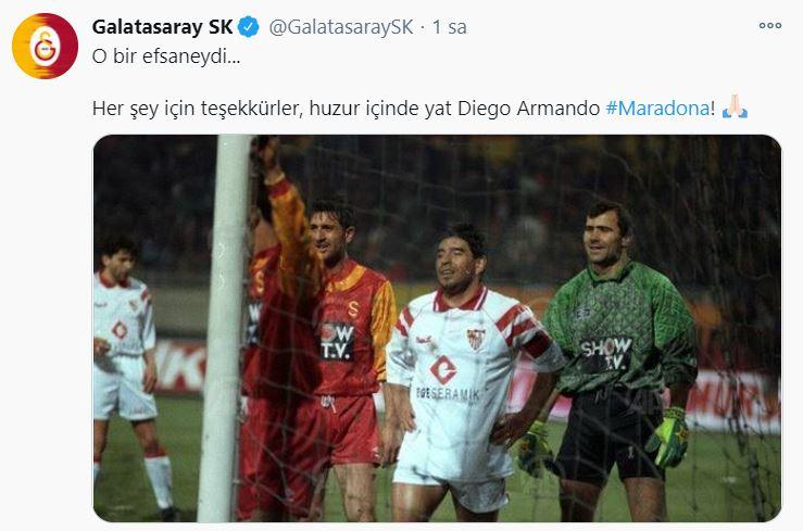 <p>Galatasaray Kulübü sosyal medya hesabından, efsane ismi bu fotoğrafla uğurladı...</p>
