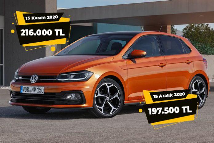 <p> Volkswagen Polo 1.0 TSi Otomatik, yüzde 9 düşüş gösterdi. Bu da Polo’nun yaklaşık 19 bin lira değer kaybetmesine neden oldu.</p>

