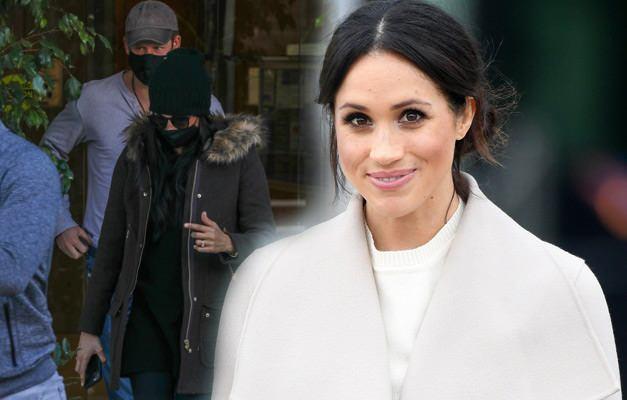 <p>Geçtiğimiz gün eşi Prens Harry ile Beverly Hills2te bulunan bir iş merkezi çıkışında görüntülenen Meghan Markle'nin göbeği kafaları karıştırdı. </p>