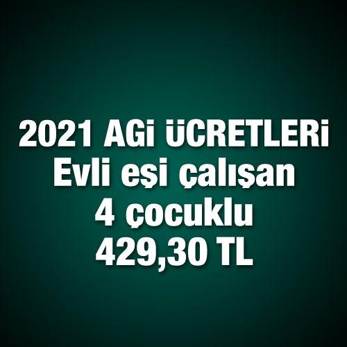 <p>Evli eşi çalışan 4 çocuklu 429,30 TL</p>