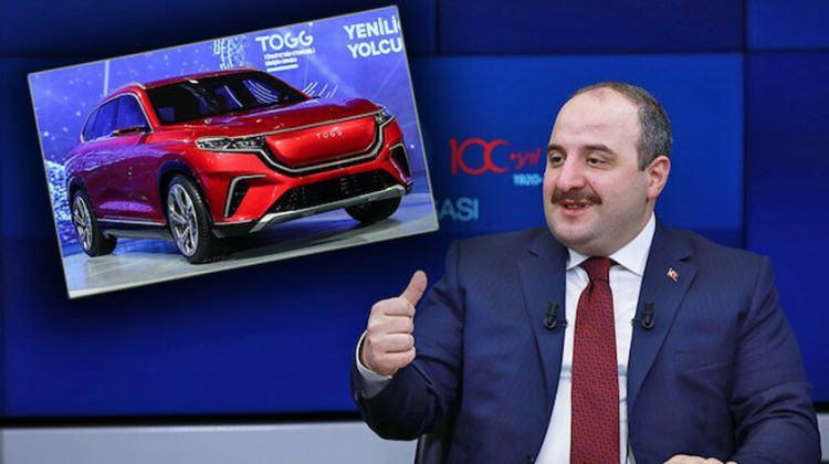 <p>Sanayi ve Teknoloji Bakanı Mustafa Varank, Türkiye’nin Otomobili TOGG'la ilgili en çok merak edilen sorulardan biri yanıt buldu. </p>

<p> </p>
