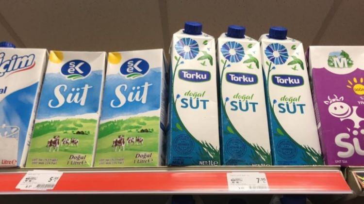 <p>Eskişehir’de büyükbaş hayvan üreticilerinden 2 lira 55 kuruşa satın alınan süt, marketlerde 7-8 lira arasında satılıyor.<br />
 </p>
