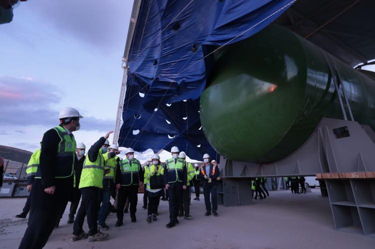 Bakan Varank "dev" yatırımları yerinde inceledi