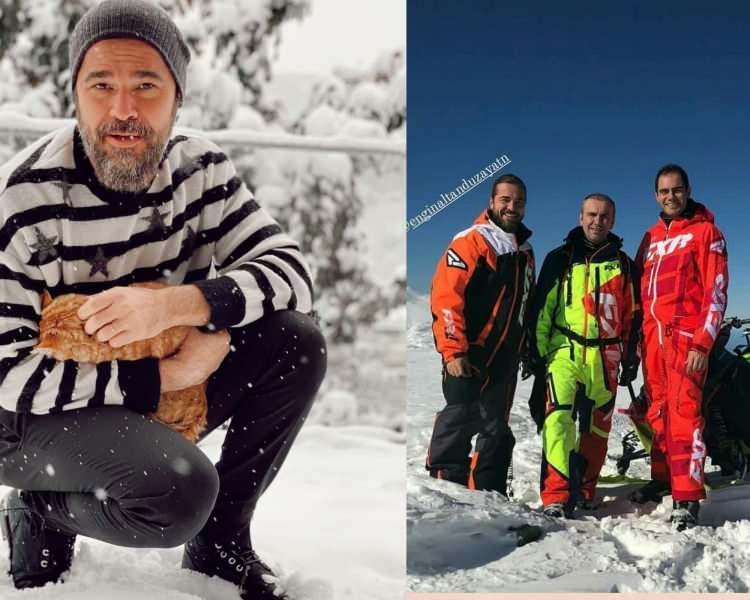 <p>Barbaros dizisi için hazırlanan Engin Altan Düzyatan, kısa bir ara verdi. Ailesi ve yakın arkadaşlarıyla Bursa Uludağ'a kar tatiline giden Düzyatan sosyal medyada paylaşımlar yaptı.</p>
