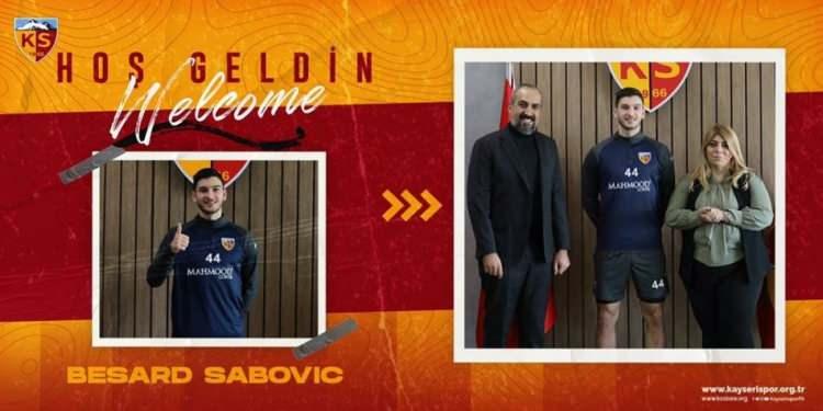<p>BESARD SABOVIC</p>

<p>Yeni Takımı: Kayserispor<br />
Eski Takımı: Mjallby</p>
