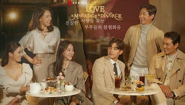 <p><strong>Love ft. Marriage & Dıvorece</strong></p>

<p>Netflix yapımı olan dizi romantik ve dram içerir. 16 bölümden oluşur. Dizinin senaryosu Im Sung-Han yazdı. Dizi de Sung Hoon, Lee Tae Gon, Kim Bo yeon yer almaktadır.</p>

<p><strong>KONUSU:</strong></p>

<p>Evli ancak gerçek aşkı bulamamış çiftlerin hayatlarını anlatır. </p>
