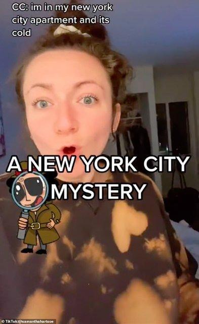 <p>ABD'nin New York kentinde yaşayan Samantha Hartsoe isimli kadın, banyosundan sürekli gelen esintinin kaynağını bir türlü bulamayınca araştırmaya koyuldu.</p>

<p> </p>
