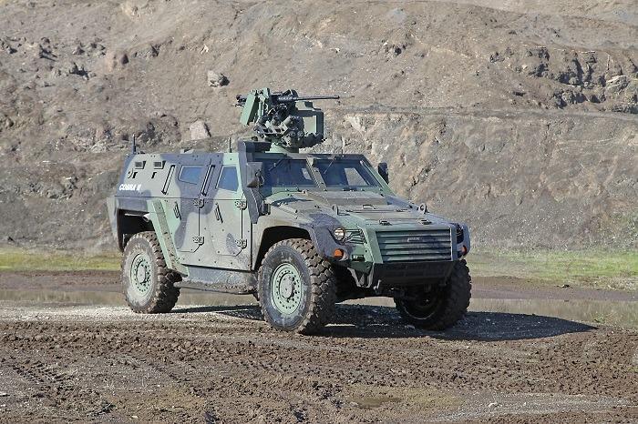 <p><strong>Riskli bölgelerde yüksek beka</strong></p>
<p>Riskli bölgelerde yüksek beka kabiliyeti sağlayan Cobra II MRAP balistik, mayın ve el yapımı patlayıcı tehditlerine karşı üstün koruma sunuyor.</p>
<p> </p>