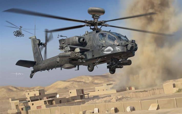 <p> 9 adet AH-64D Apache saldırı helikopteri</p>

