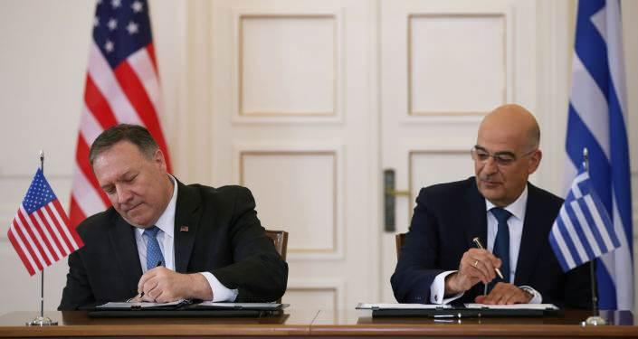 <p>Yunanistan ve ABD, Karşılıklı Savunma İşbirliği Anlaşması (MCDA)'nı 3 yıl içinde ikinci kez güncellemeye başladı. </p>