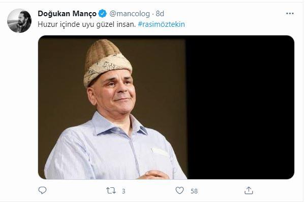 <p><strong>DOĞUKAN MANÇO</strong></p>

<p>'Huzur içinde uyu güzel insan.'</p>
