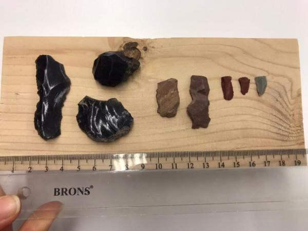 <div><strong>‘İLK İNSANLARIN FAALİYETLERİNİ GÖSTERİYOR’</strong></div>
<div> </div>
<div>Mağarada buldukları parçaların çakmak taşı ile volkanik bir cam olan obsidyen taşından yapıldığını ve Trabzon’da obsidyen kaynağı bulunmadığı için bu taşın dışarıdan geldiğini düşündüklerini anlatan Dr. Akgül, "Bunu anlayabilmek için obsidyenleri ‘köken analizi’ olarak tabir edilen bir analize tabi tutuyoruz. </div>