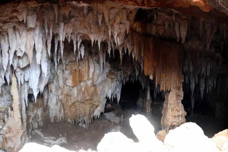 <p><strong>'BAĞLIK MAĞARASI' ADIYLA BİLİNİYOR</strong></p>
<p>Mağarada incelemelerde bulunan Zonguldak Valisi Mustafa Tutulmaz, sarkıt ve dikitleriyle görsel şölen sunan mağaranın İl Özel İdaresi tarafından turizme kazandırılması için çalışma başlatması talimatını verdi. </p>